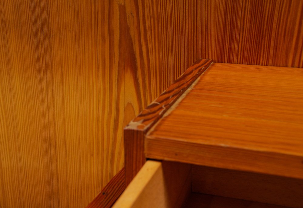 Pinewood Double Bed, Germany, 1950s for sale at Pamono