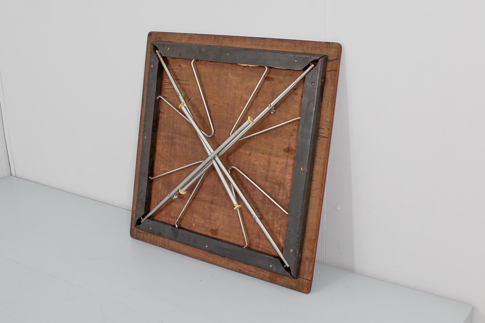 MidCentury Wooden Folding Table attributed to Florence Knoll for Knoll