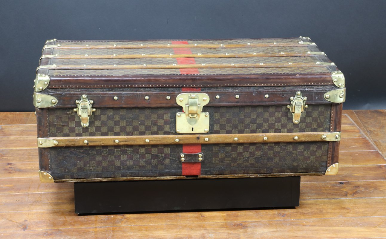Vintage Suitcase from Louis Vuitton, Early 1900s for sale at Pamono