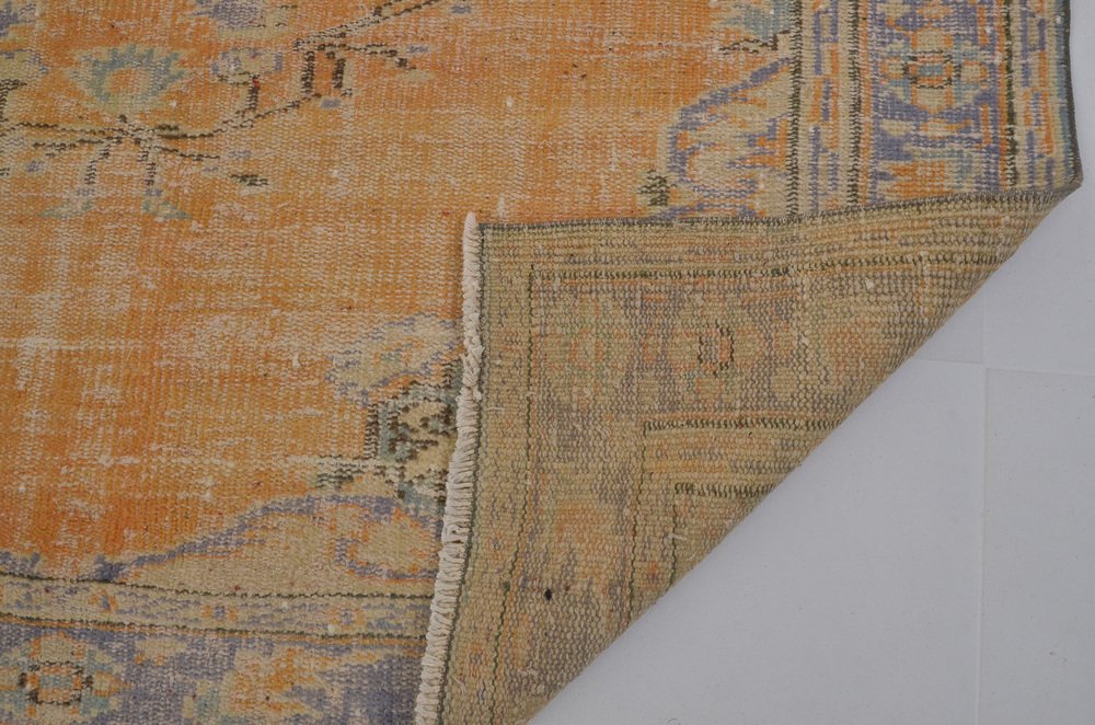 Vintage Turkish Faded Rug, 1960s for sale at Pamono