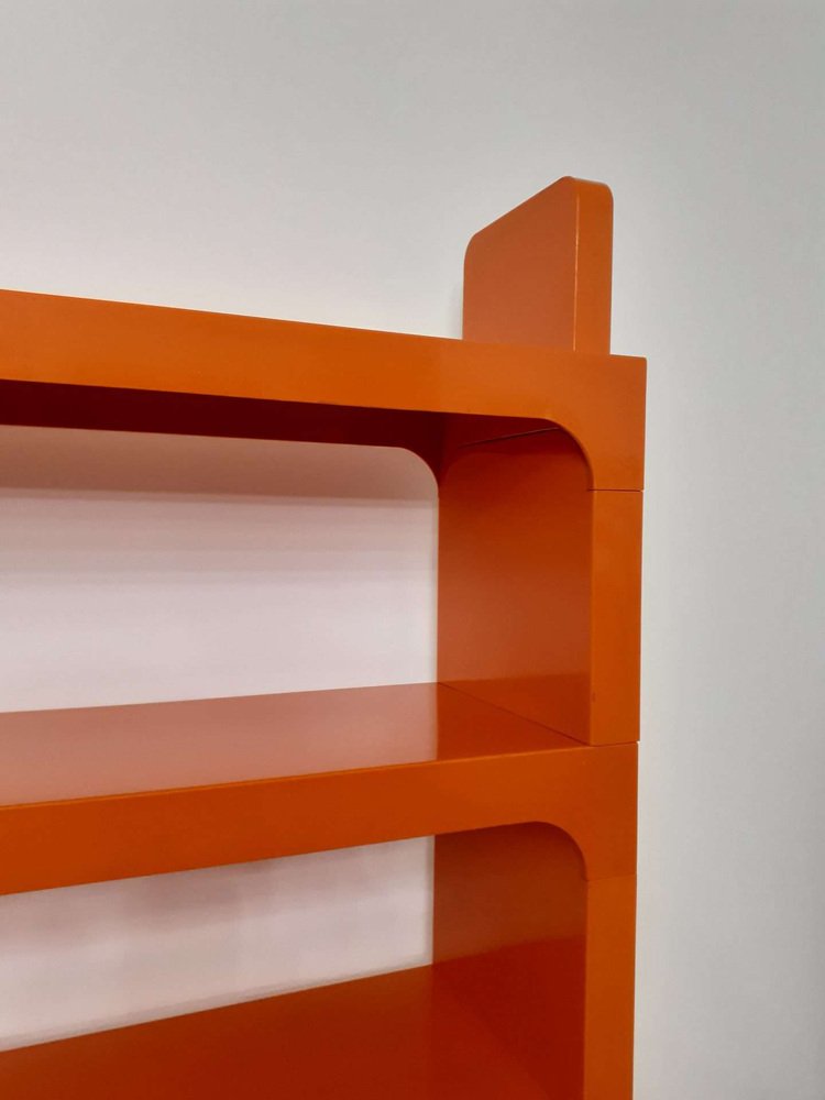 Modular Bookshelf by Olaf Von Bohr for Kartell, Italy, 1960s, Set of 5