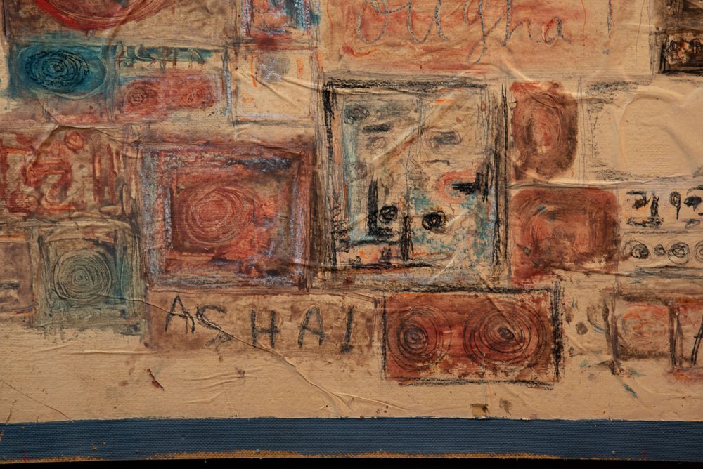 Guy Harloff, 1954, Gouache & Pastel & Paper for sale at Pamono