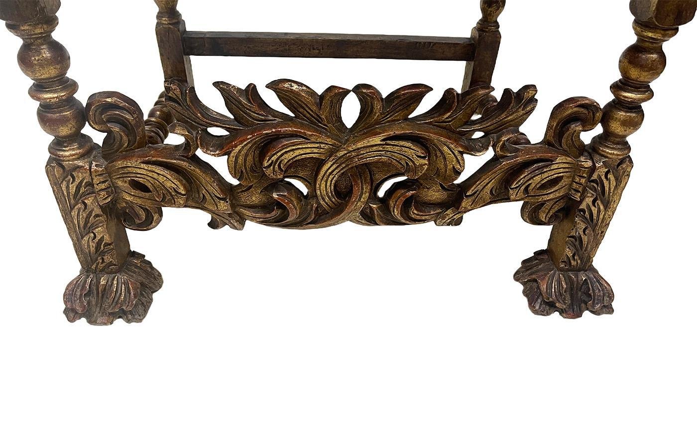 19th Century Italian Throne Armchair for sale at Pamono