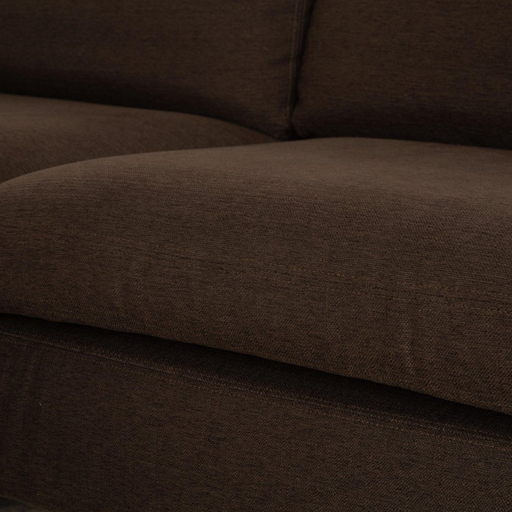 Whos Perfect Luca Fabric Corner Sofa in Brown Gray for sale at Pamono