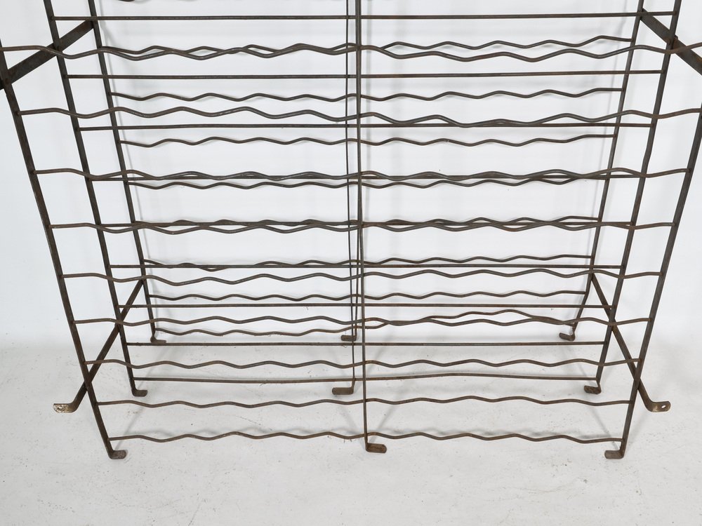 Vintage French Metal Wine Shelf, 1960s for sale at Pamono — free download