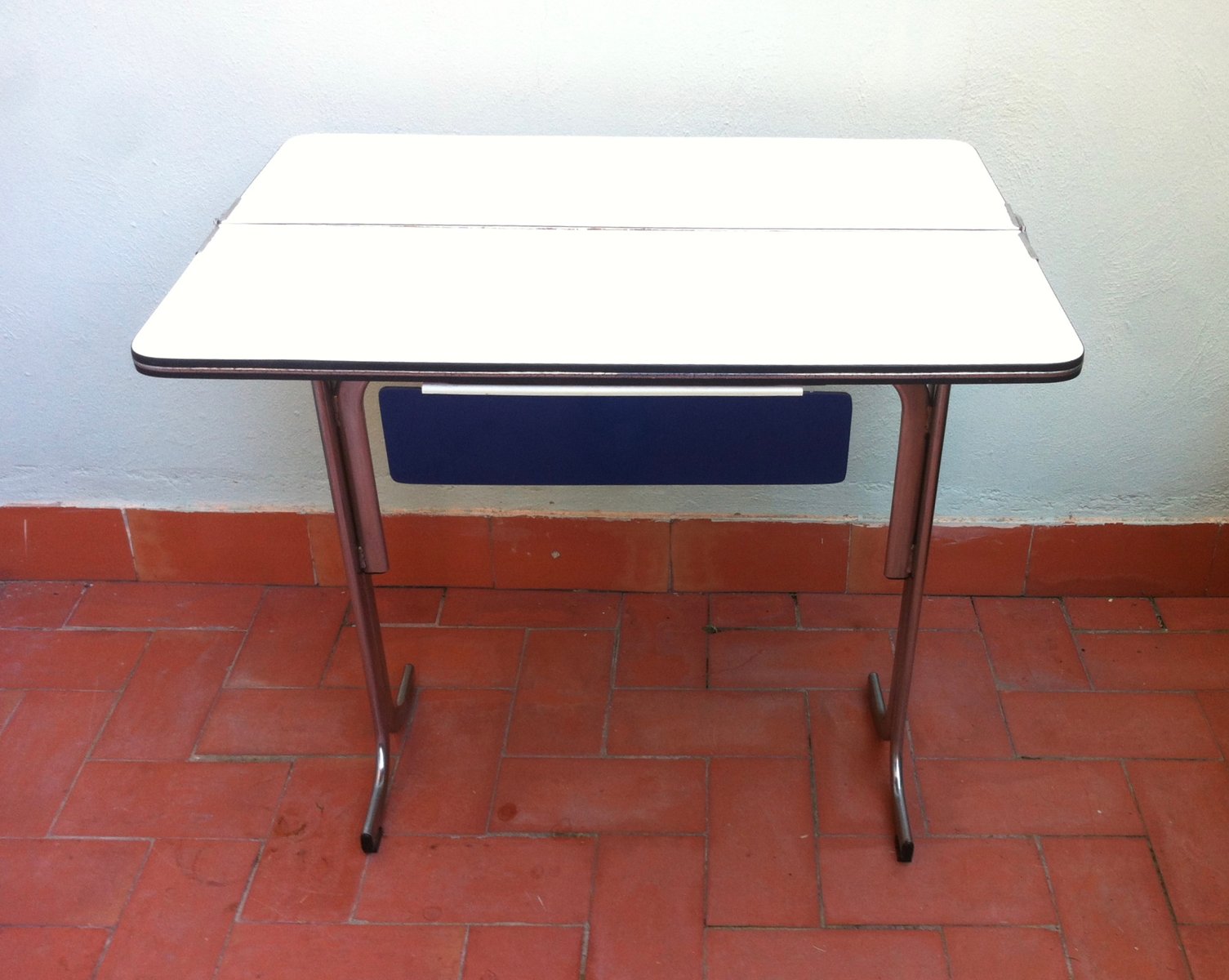 Belgian Formica Folding Kitchen Table With Drawer 1960s For At Belgian Formica Folding Kitchen Table With Drawer 1960s