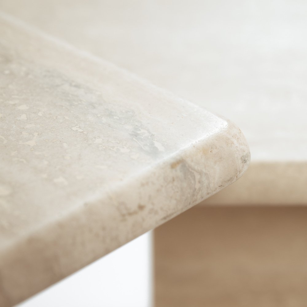Travertine Nesting Tables, Set of 3 for sale at Pamono
