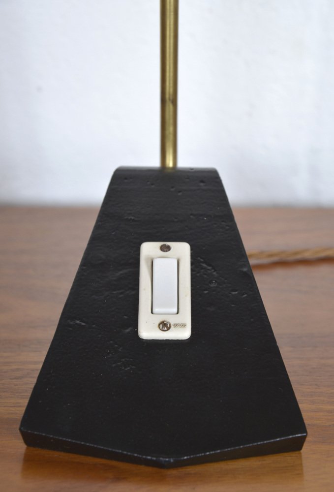 Scandinavian Swan Neck Desk Lamp in Brass, 1950s for sale at Pamono - Swan-Neck Lamps On Scandinavian-Style Console Tables