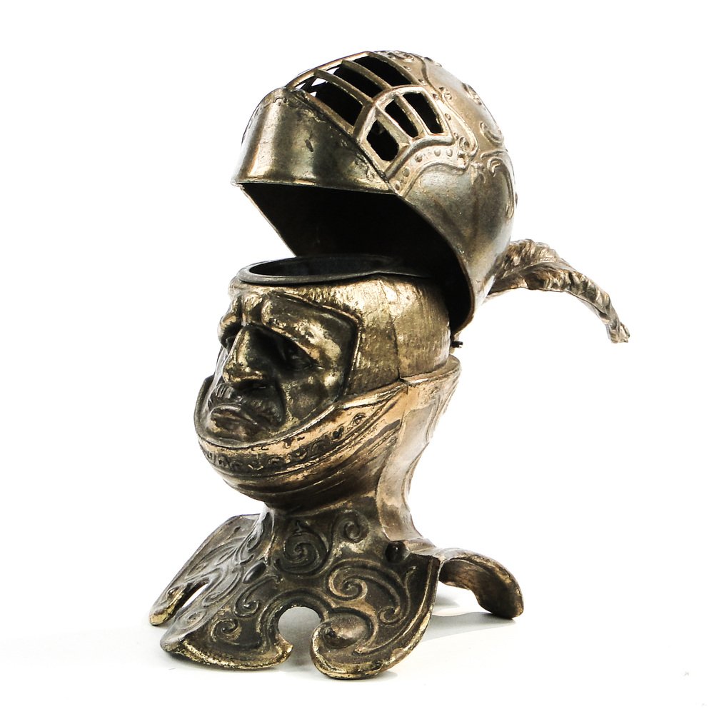 Art Nouveau German Figurative Inkwell, 1890s for sale at Pamono