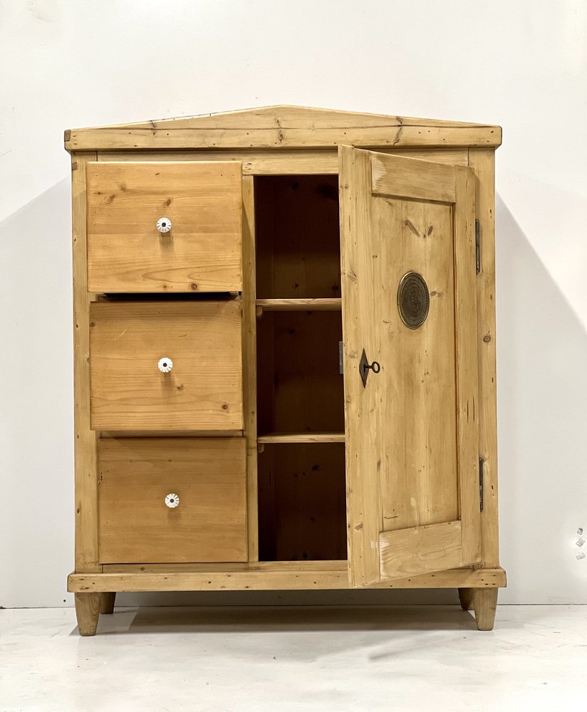 Vintage Kitchen Pantry Cabinet, 1920s for sale at Pamono