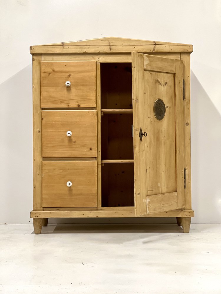 Vintage Kitchen Pantry Cabinet, 1920s for sale at Pamono