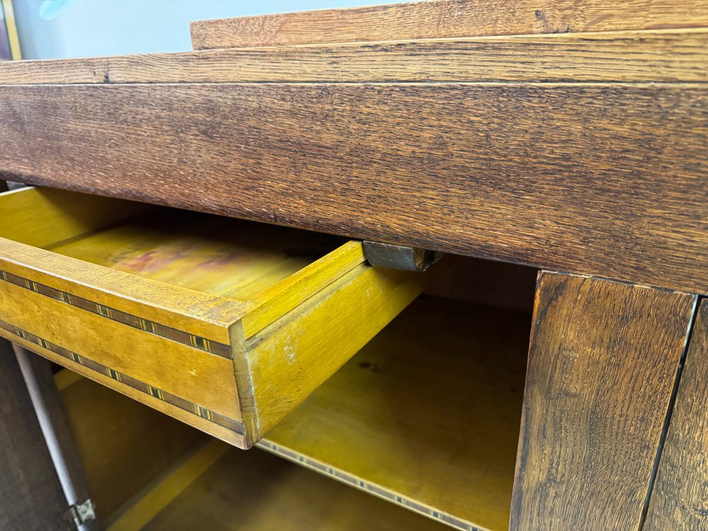 Vintage Oak Sideboard by Gaston Poisson, 1930s for sale at Pamono
