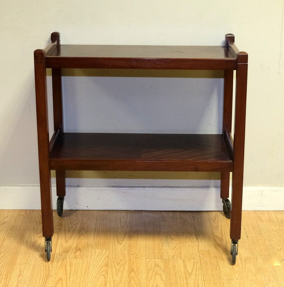 Johannes Andersen Chariot de bar/chariot de service en teck, 1960 Danemark im Angebot bei