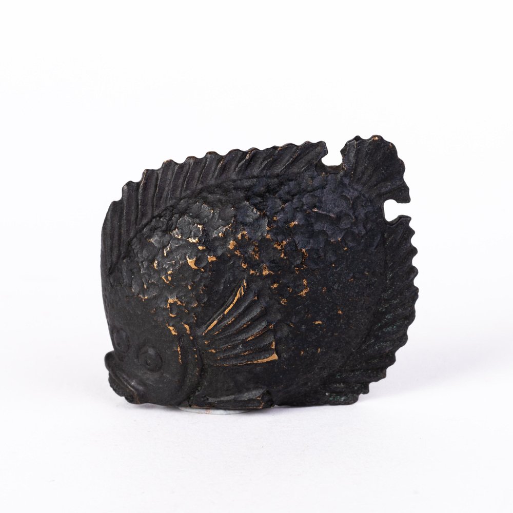 19th Century Meiji Japanese Bronze Fish for sale at Pamono