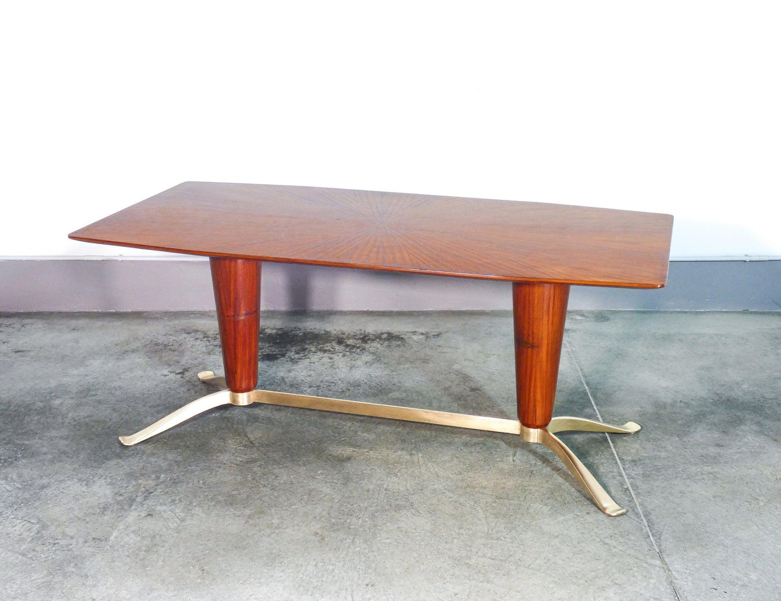 Italian Dining Table in Wood, 1940s for sale at Pamono
