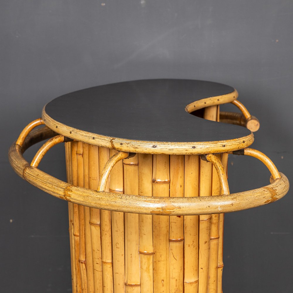 Italienische Vintage Tiki Bar aus Bambus, 1960 bei Pamono kaufen