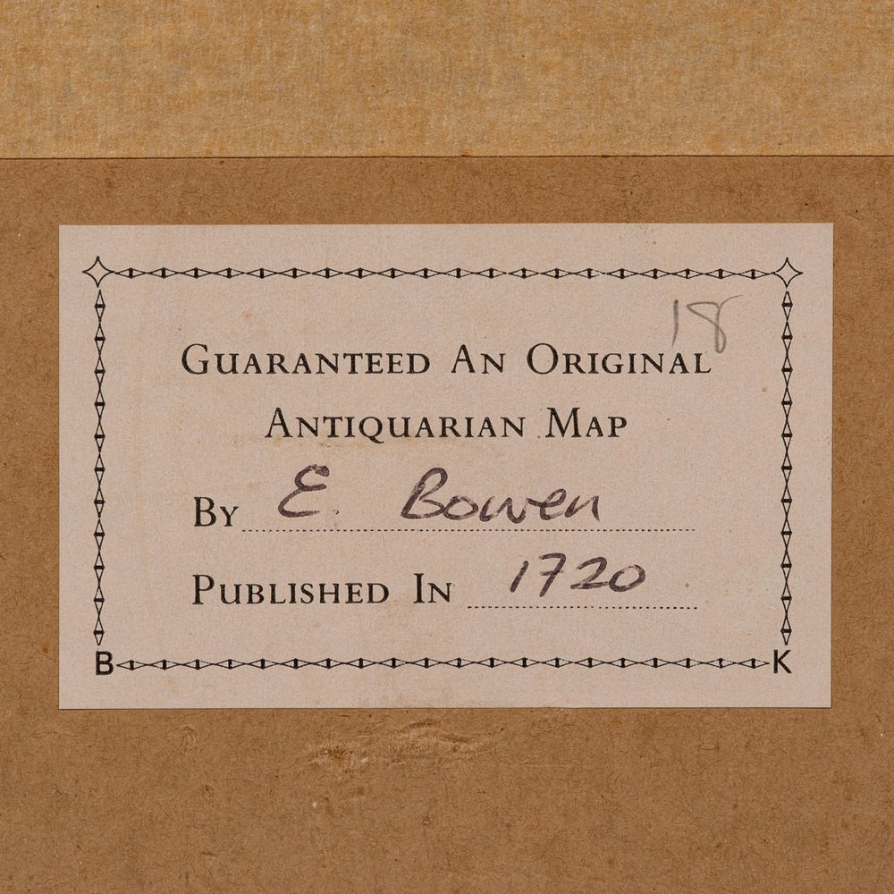 Antique English Chart of Devon for sale at Pamono