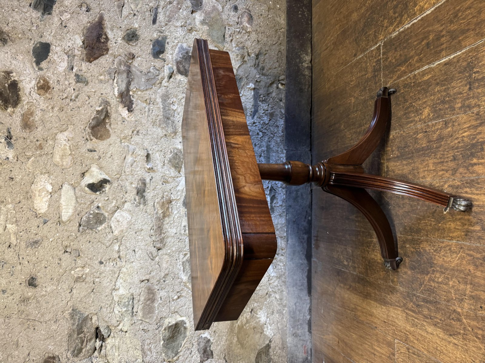 Antique Fold Out Card/Games Table for sale at Pamono