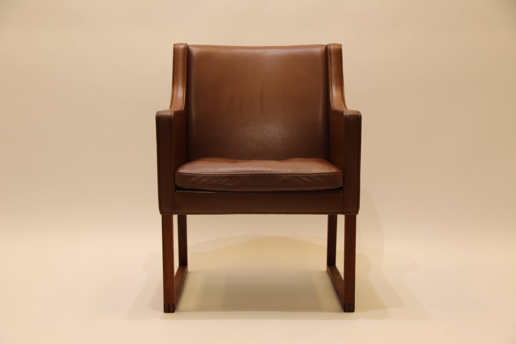 Mid Century Danish Leather Armchair By Børge Mogensen For Fredericia Mid Century Danish Leather Armchair By Børge Mogensen For Fredericia