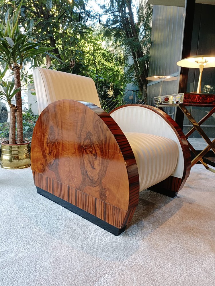 Art Deco Living Room Set, Set of 3 for sale at Pamono