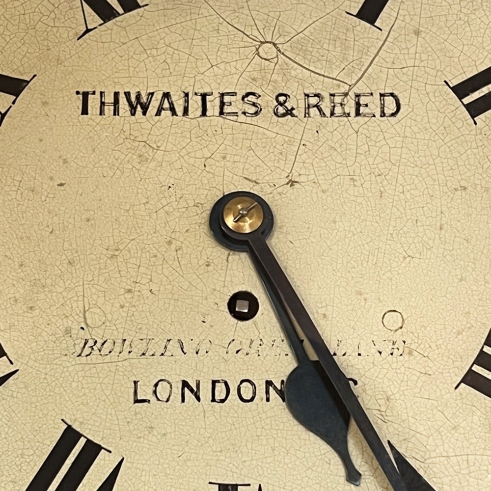 19th Century Wall Clock from Thwaites and Reed, 1890s for sale at Pamono