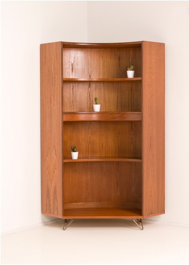 Vintage Teak Corner Bookcase from G-Plan, 1960s for sale ...