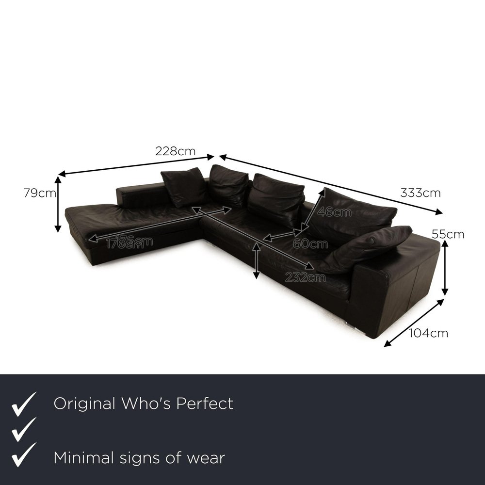 Leather Halma Corner Sofa from Whos Perfect for sale at Pamono
