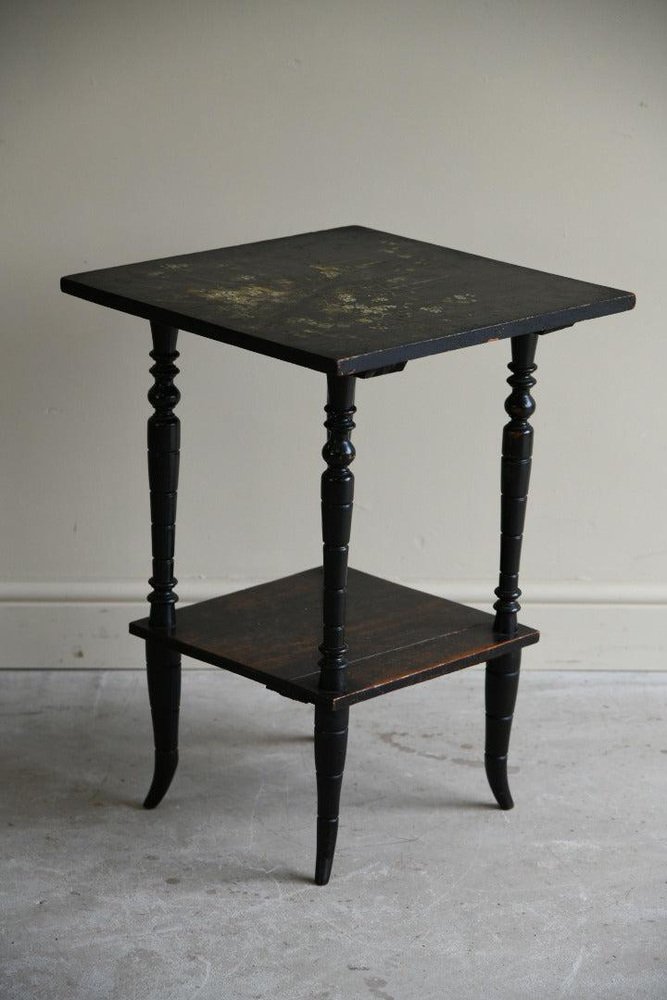 Victorian Ebonised Two Tier Occasional Table for sale at Pamono