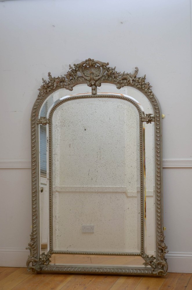 Antique French Wall Mirror, 1860 for sale at Pamono
