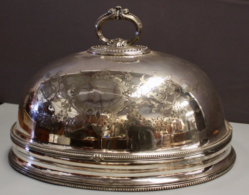 Cloche De Service Métal - Décoration Enterrement Vie De Garçon - 7,5x7,5x13,5cm