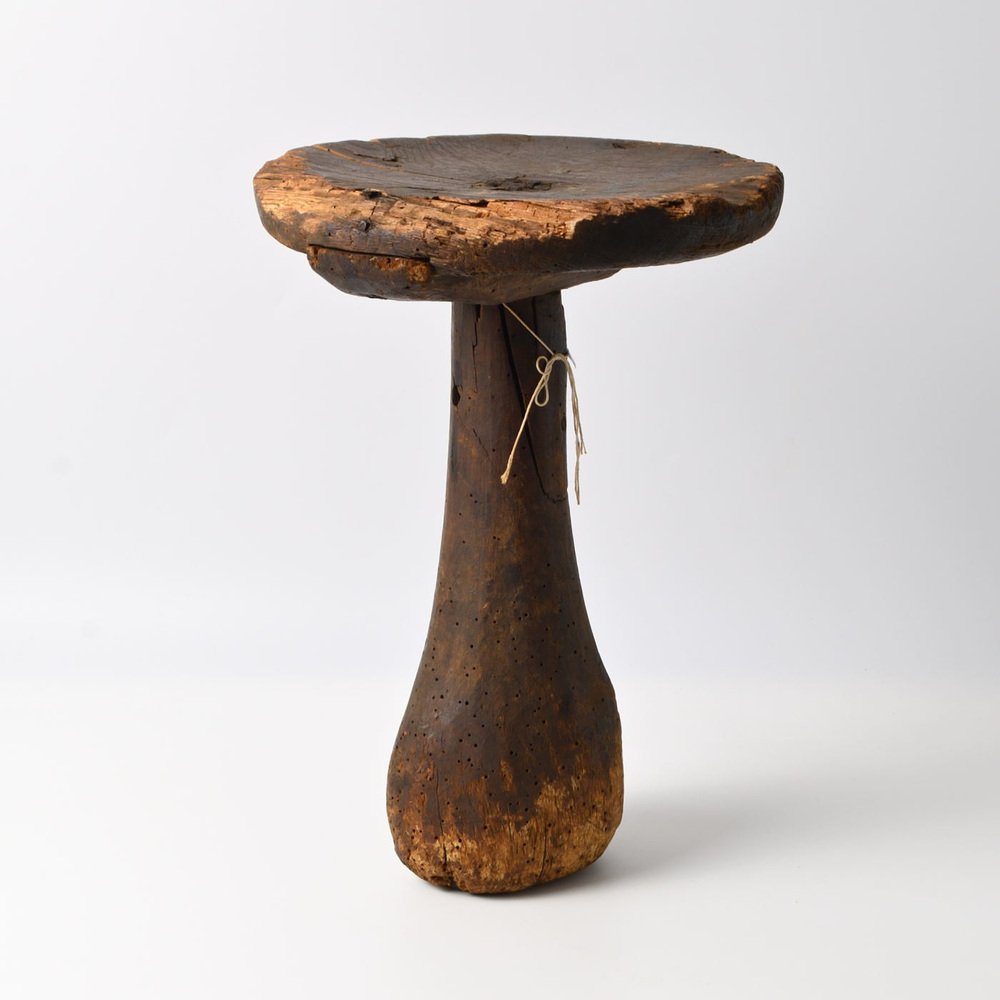 Antique Danish One Legged Milking Stool, 19th Century for sale at Pamono