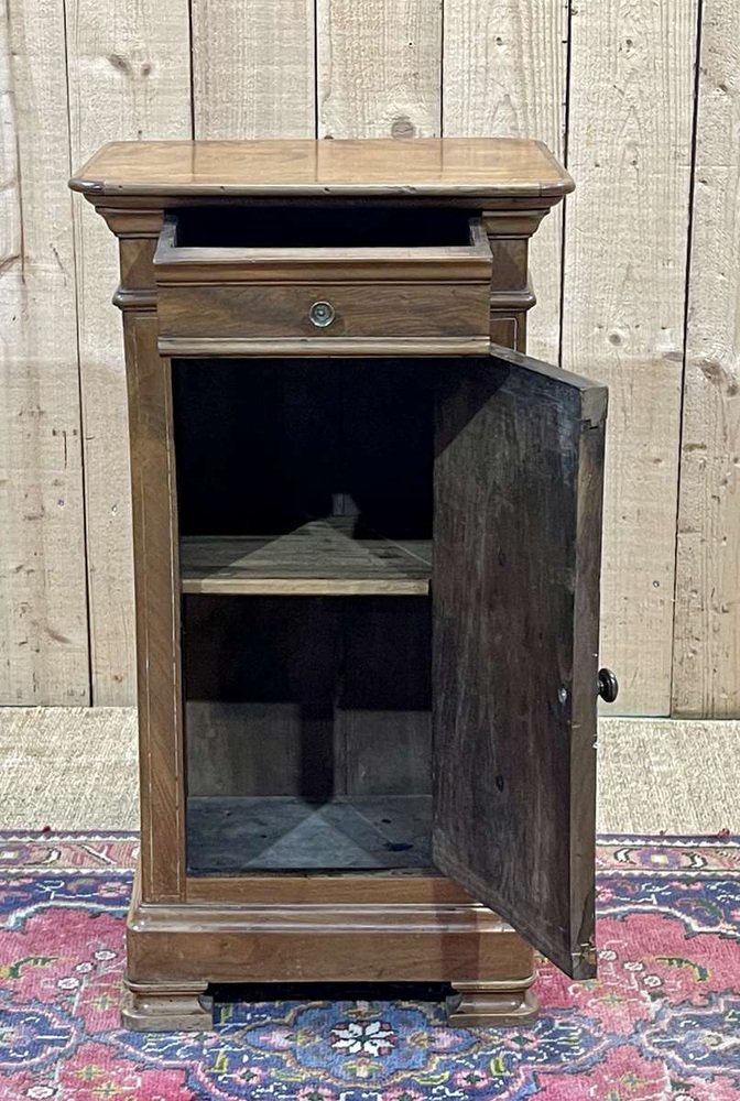 Antique Bedside Table in Fruit Wood, 1890s for sale at Pamono