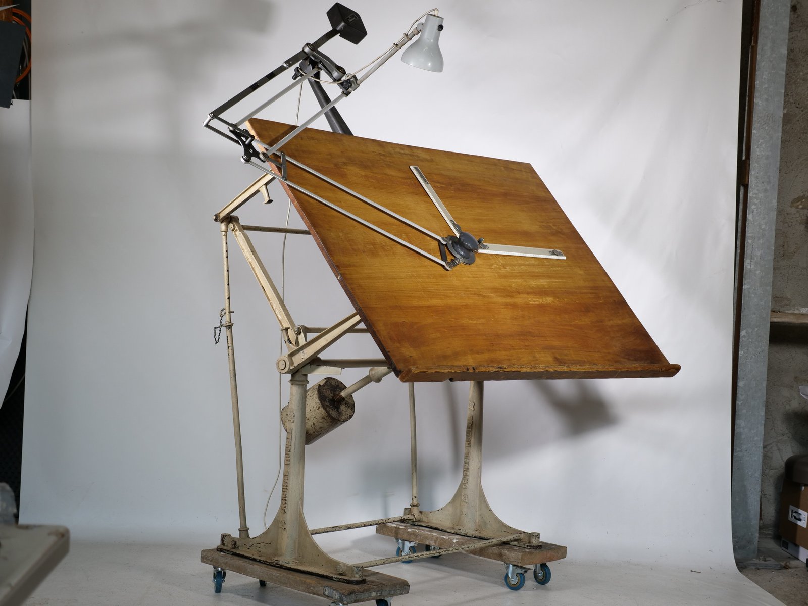 Antique Drafting Table from Kuhlmann, 1920s for sale at Pamono