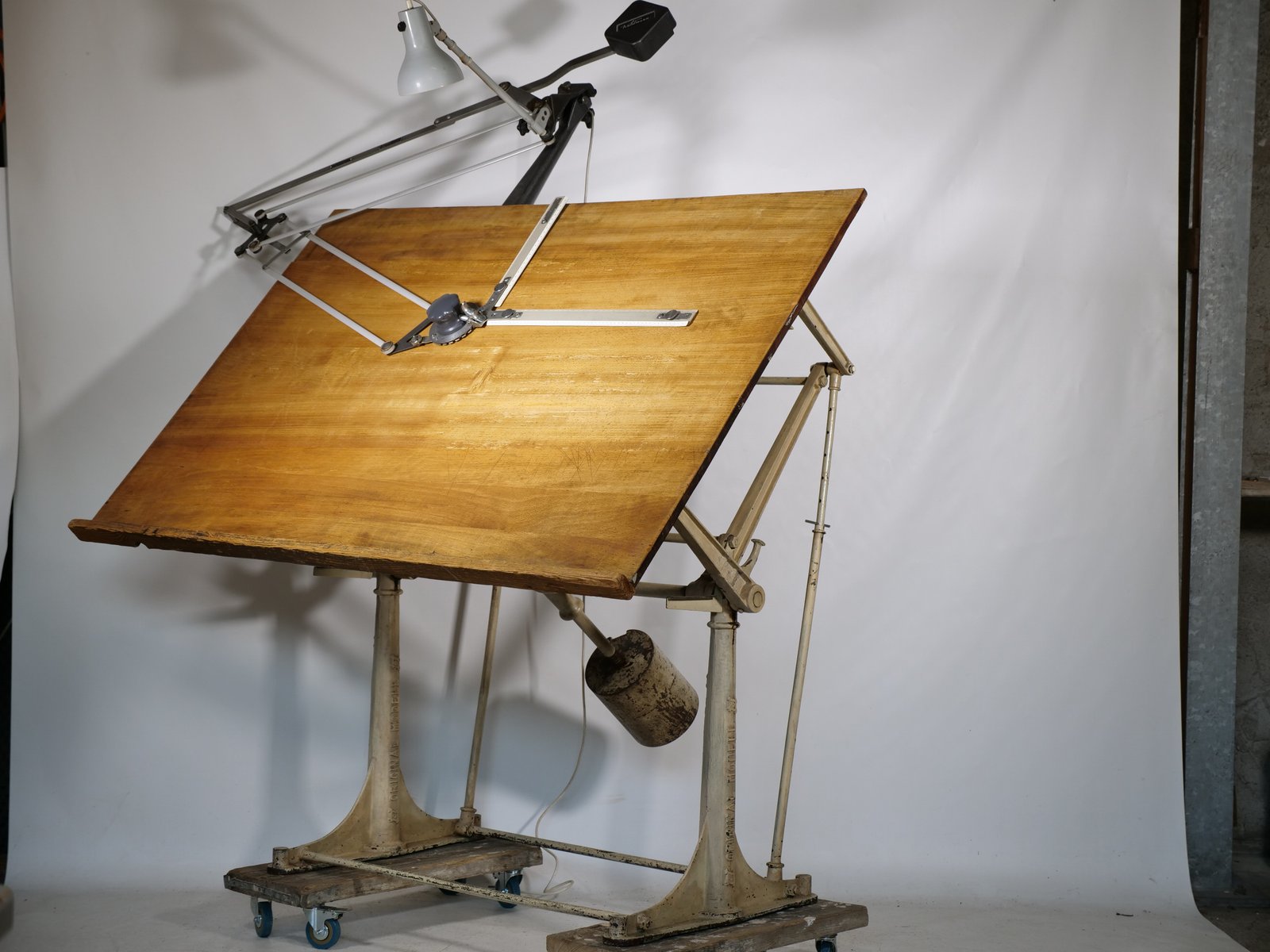 Antique Drafting Table from Kuhlmann, 1920s for sale at Pamono