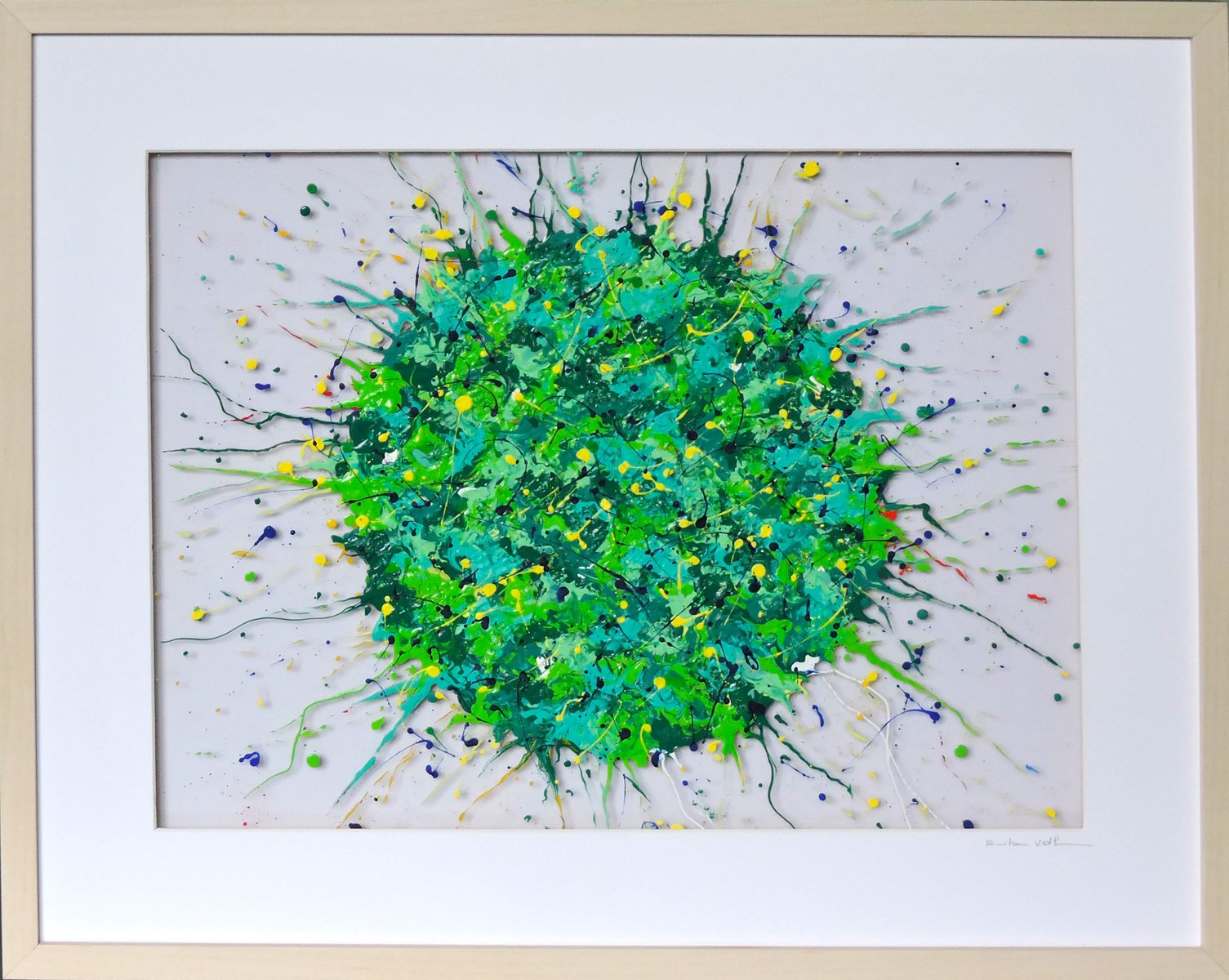 Rita Vandenherrewegen, Irradiations 5, 2024, Acrylic for sale at Pamono