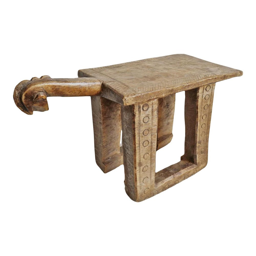 Ethnicraft Holzhocker Osso Eiche Höhe 60 Cm