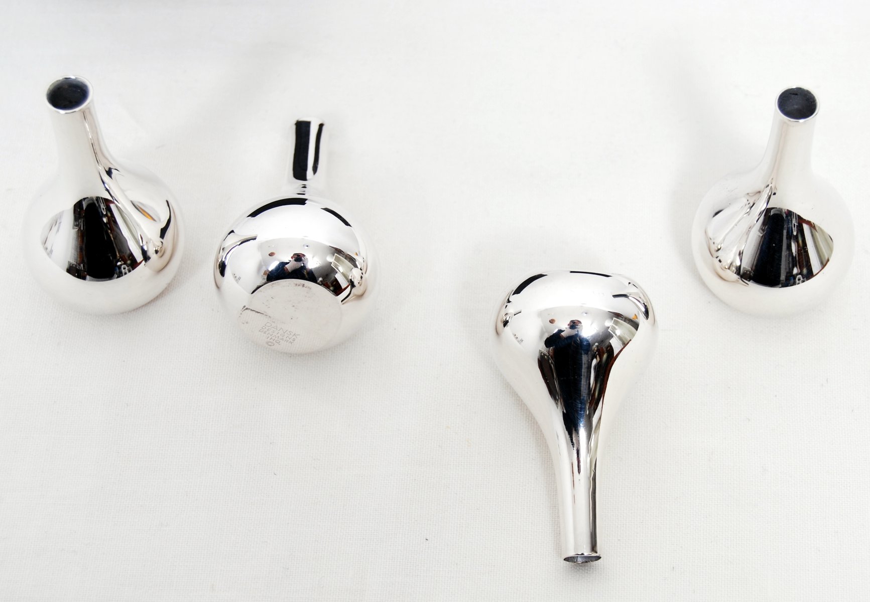 vintage danish candlesticks by jens quistgaard for dansk design set