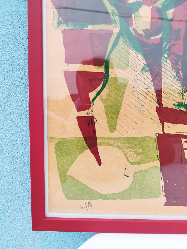 Giuseppe De Gregorio, Composition, Original Lithograph, 1970s for sale ...