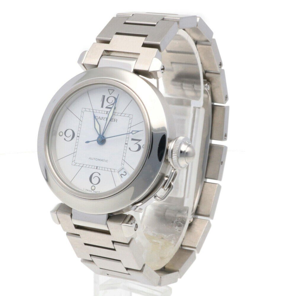 CARTIER Pashashi timer watch stainless steel 2324 men's for sale at Pamono