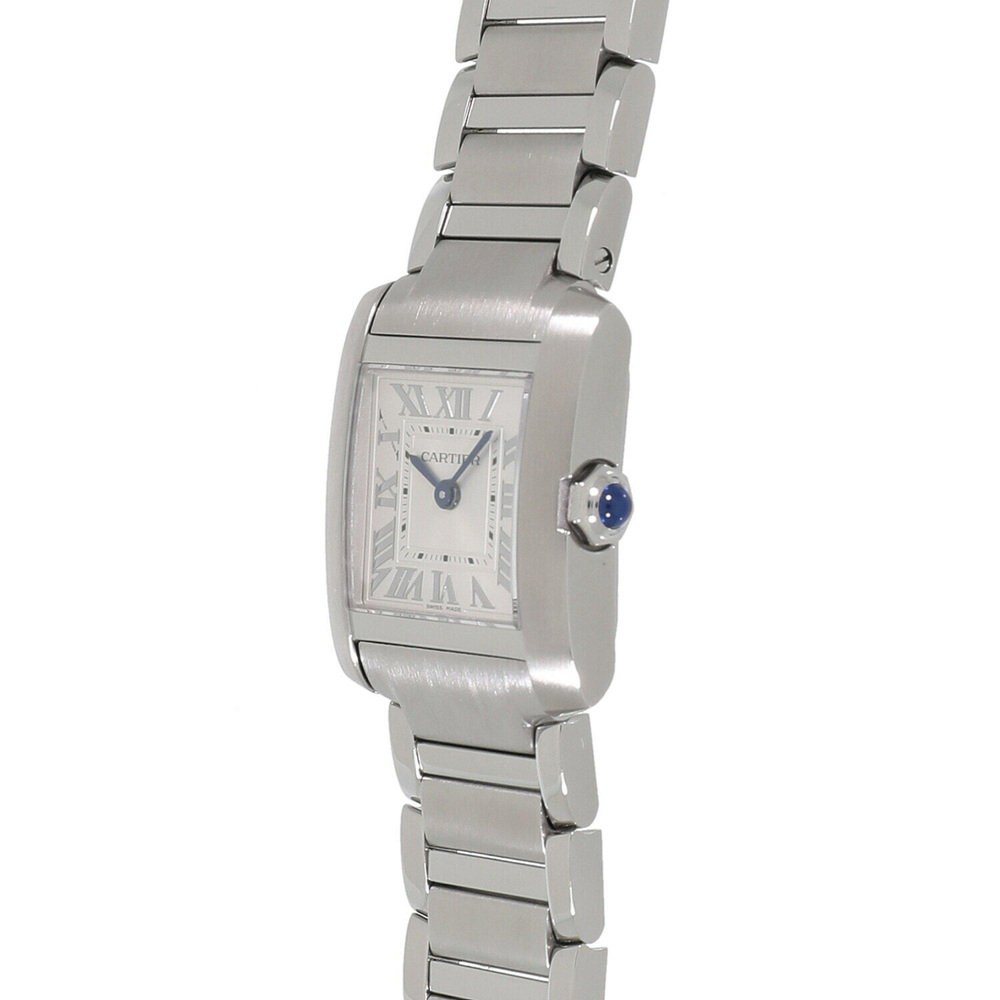 CARTIER Tank Francaise Quartz Stainless Steel Women's Watch WSTA0065 ...