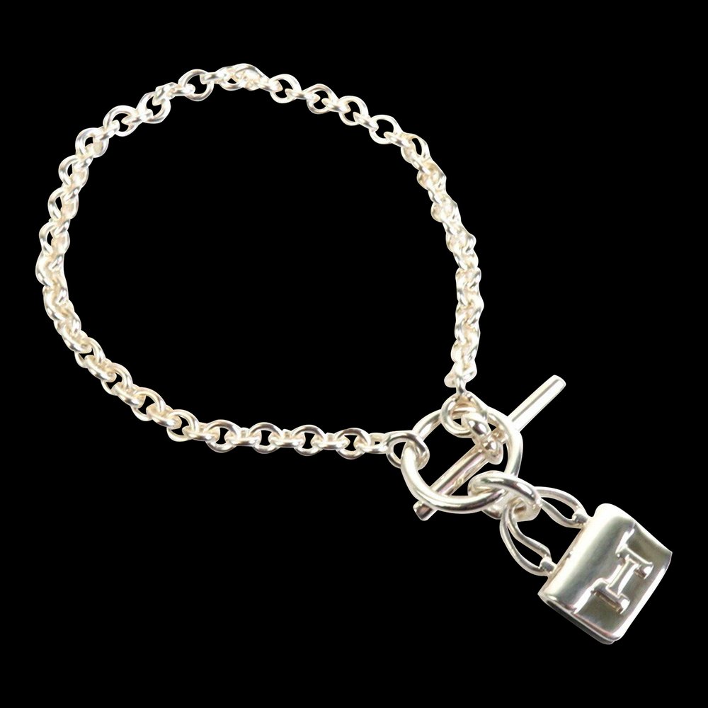 HERMES Bracelet Amulet Constance Silver 925 Women's for sale at Pamono