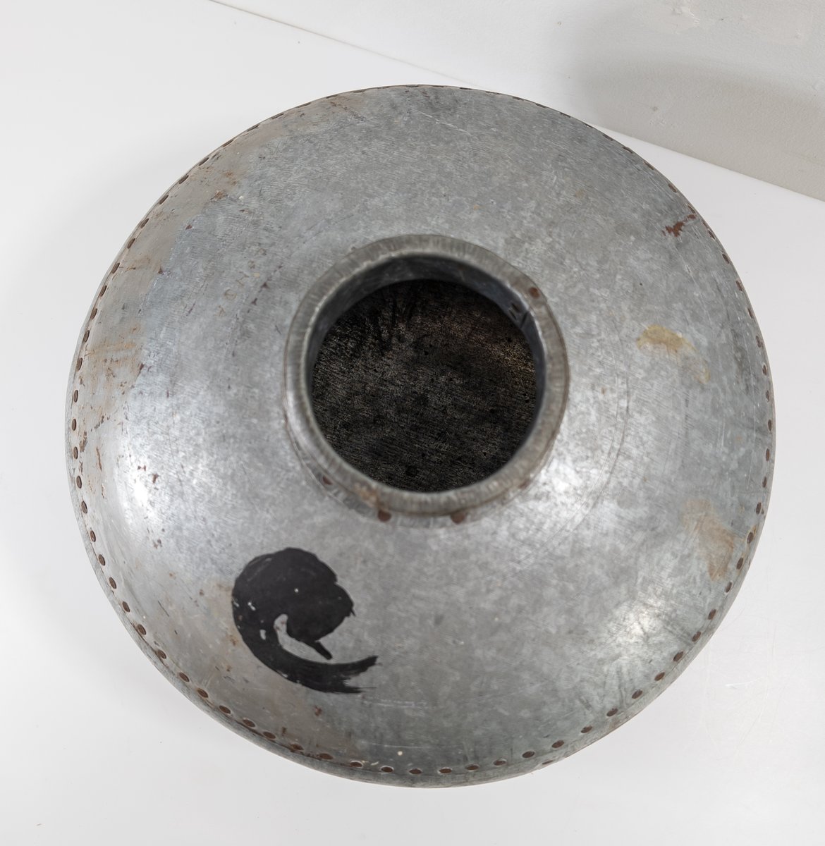 Curated visual reference: Industrial Postmodern Riveted Metal Vase For Sale At Pamono Photo Inspiration