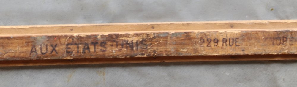 Malle Cabine Vintage Aux Etats-Unis R1269 – Bois Massif – Fabriquée En France
