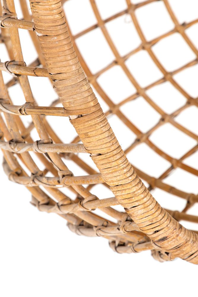 Hanging Bamboo Egg Chair for sale at Pamono