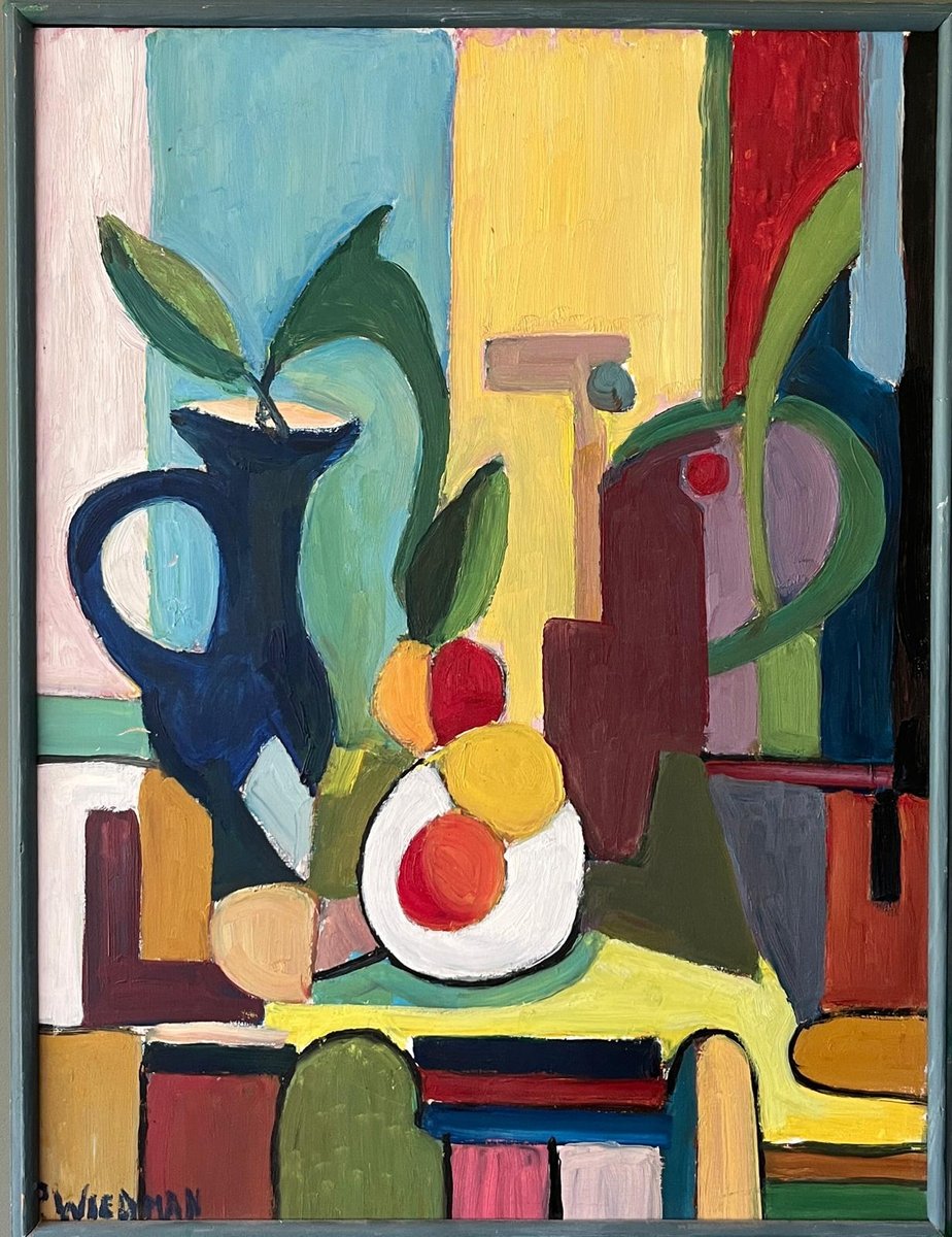 Piet Wiegman, Still Life, 1980s, Acrylic for sale at Pamono