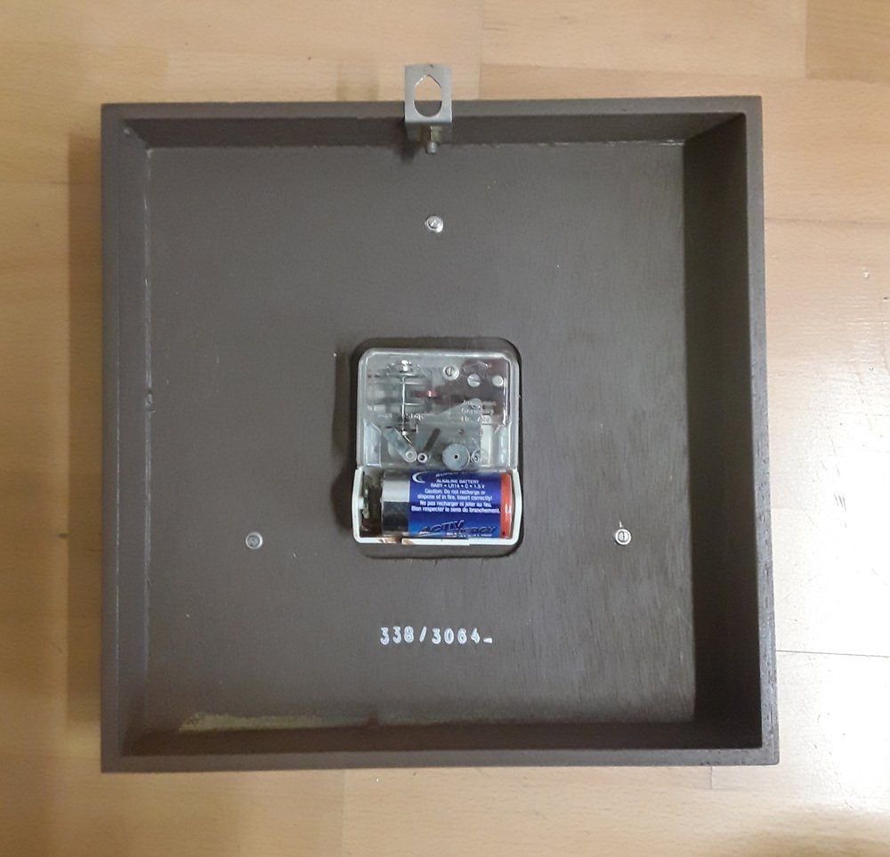 Vintage German Wall Clock Ato-Mat S from Junghans, 1960s for sale at Pamono