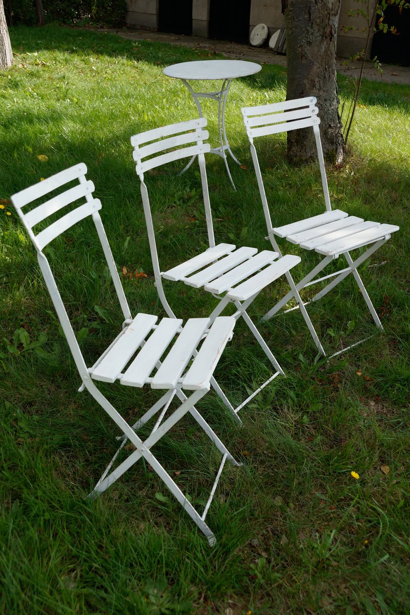 Französische Gartenmöbel, 1910er bei Pamono kaufen