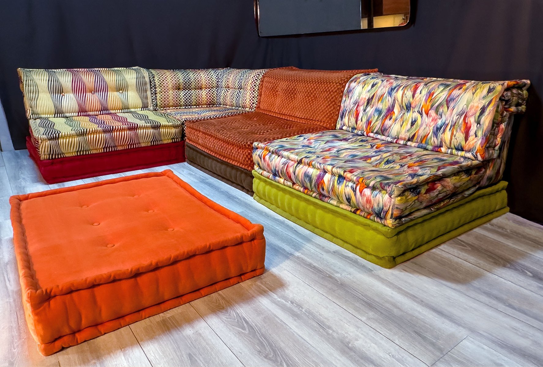 Canapé Modulable Mah Jong par Missoni pour Roche Bobois, Set de 13 en