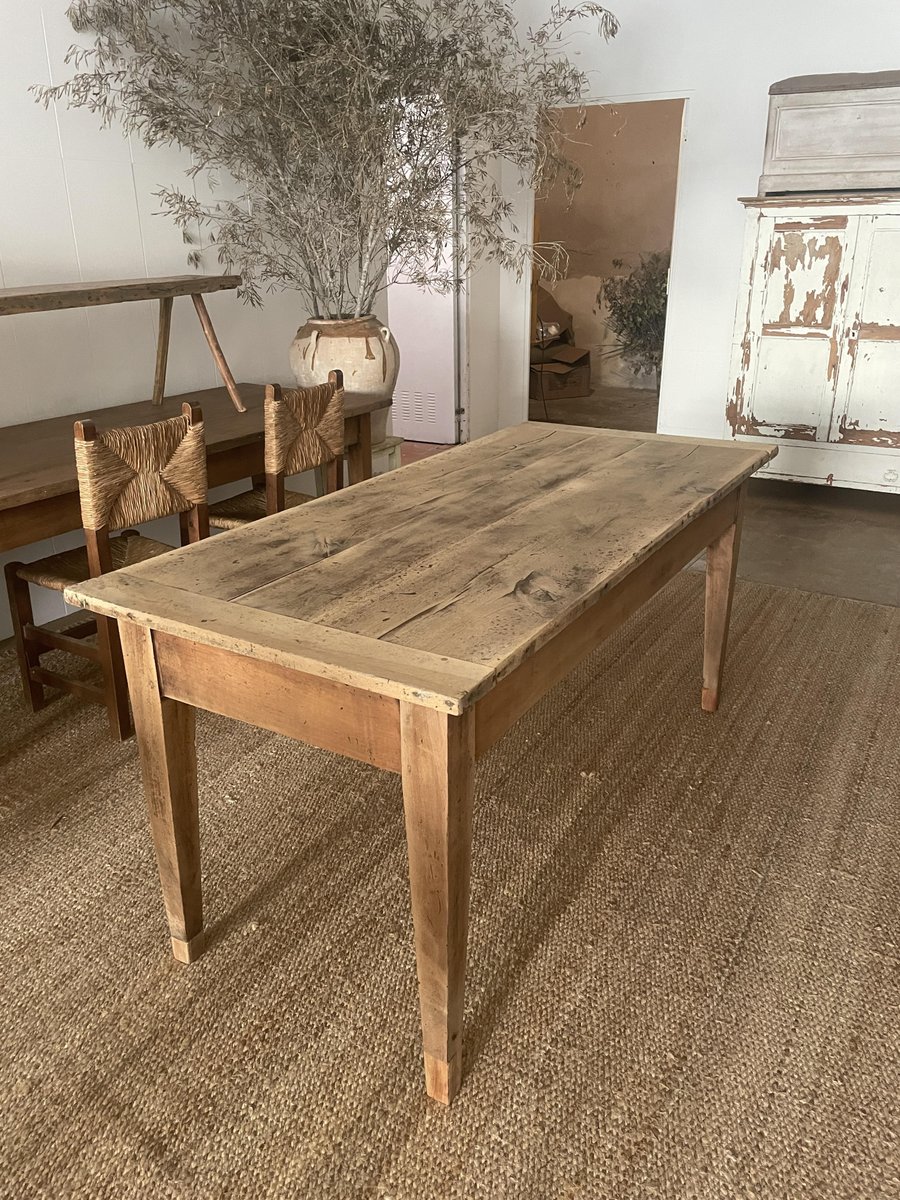 Antique French Dining Table for sale at Pamono