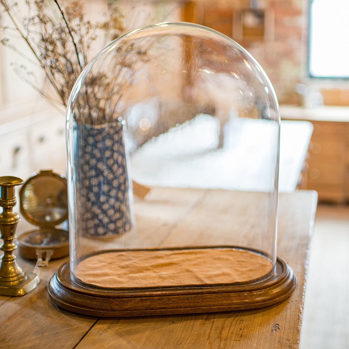 Large Antique Carriage Clock Dome for sale at Pamono